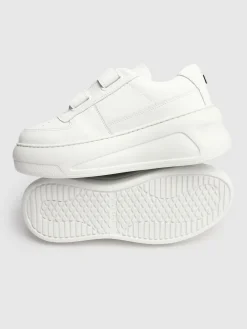 Sneakers basse Steffey in pelle 40mm