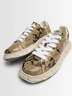 Sneakers CHARLES con stampa pitone