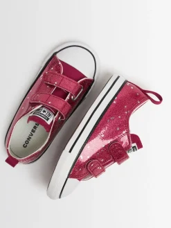 Sneakers Chuck Taylor glitter con strap