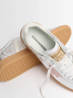 Sneakers Dsquared2 Rebel effetto metallizzato