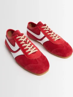 Sneakers in camoscio