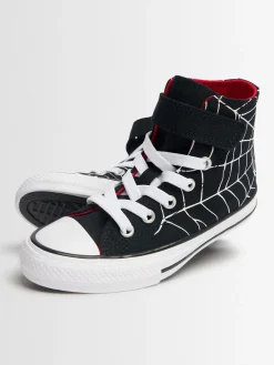 Sneakers in tela di cotone stampata