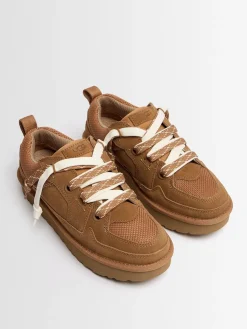 Sneakers Lowmel in camoscio con lacci