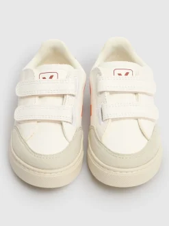 Sneakers V-12 in pelle senza cromo