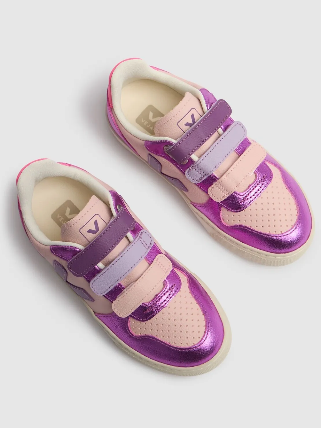 Sneakers V10 in pelle senza cromo