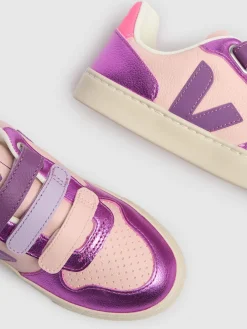 Sneakers V10 in pelle senza cromo