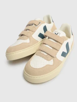 Sneakers V10 in pelle senza cromo