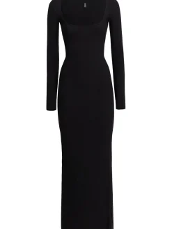 Soft lounge modal long sleeve dress