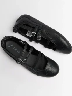 Speedcat Ballet croc embossed sneakers