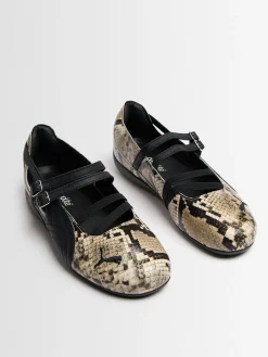 Speedcat Ballet snake embossed sneakers