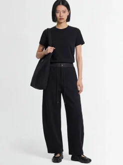 Sponge cotton blend sweatpants