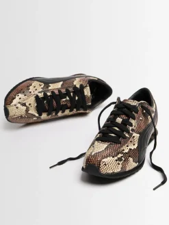 Sprint snake embossed sneakers