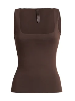 Square neck tank top