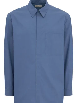 Square pocket oversize shirt