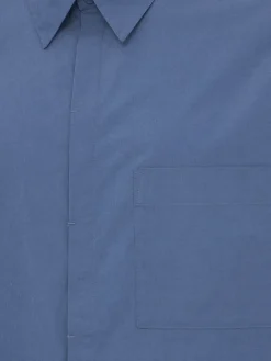Square pocket oversize shirt
