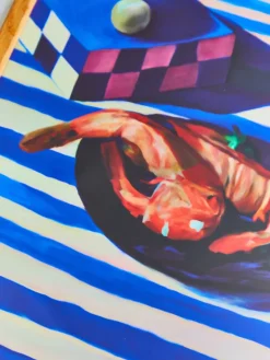 Stampa artistica Shrimp & Stripes