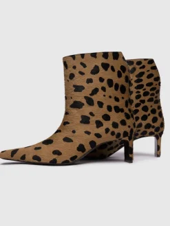 Stivaletti Ona stampa leopard 55mm