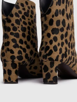 Stivaletti Ona stampa leopard 55mm