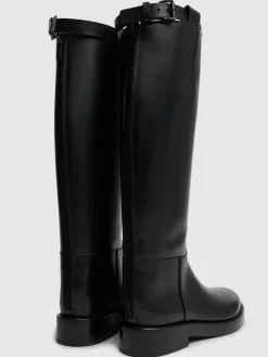 Stivali alti Stan in pelle 30mm