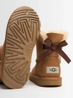 Stivali Mini Bailey Bow II in shearling