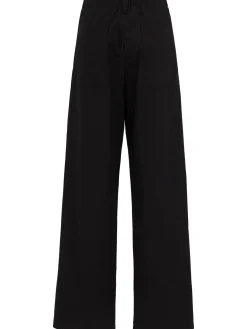 Straight leg cotton pants