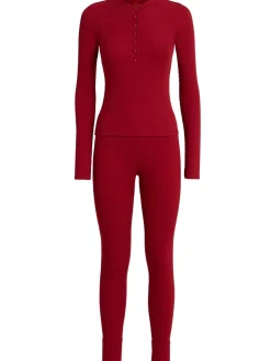 Stretch cotton pajama set