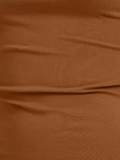 Stretch cotton turtleneck top