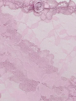 Stretch lace dipped thong