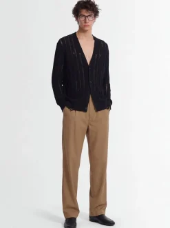 Stretch wool pants