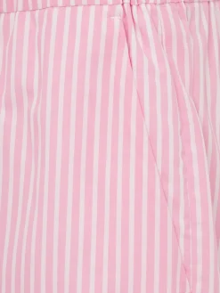 Striped boxer-style shorts