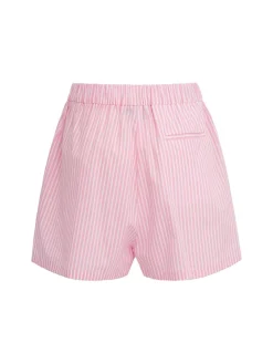 Striped boxer-style shorts