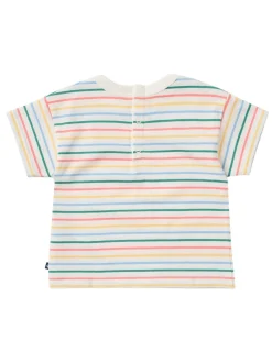 Striped cotton jersey t-shirt