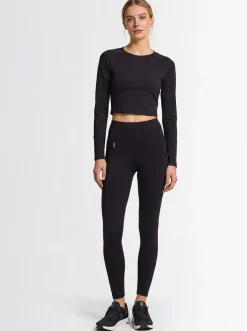Studio long-sleeve crop top
