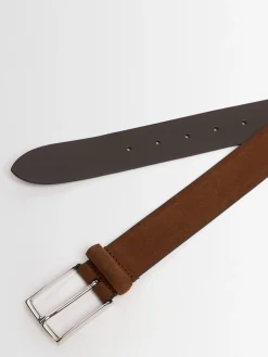 Suede belt