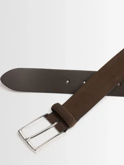 Suede belt