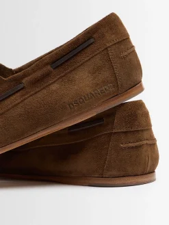 Suede boat shoes