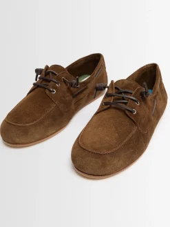 Suede boat shoes