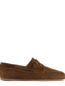 Suede boat shoes