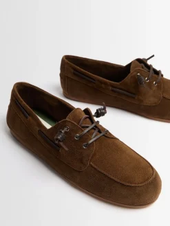 Suede boat shoes
