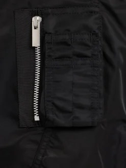 Suiting & nylon twill jacket