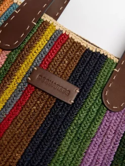 Summer Dream raffia tote bag