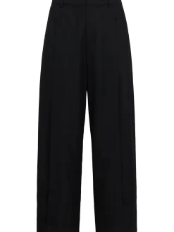 Tailored wool blend pants