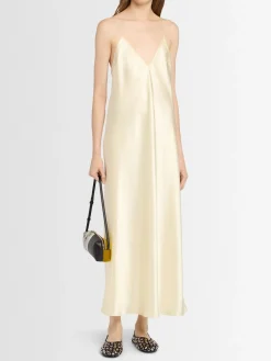 Taja acetate blend long dress