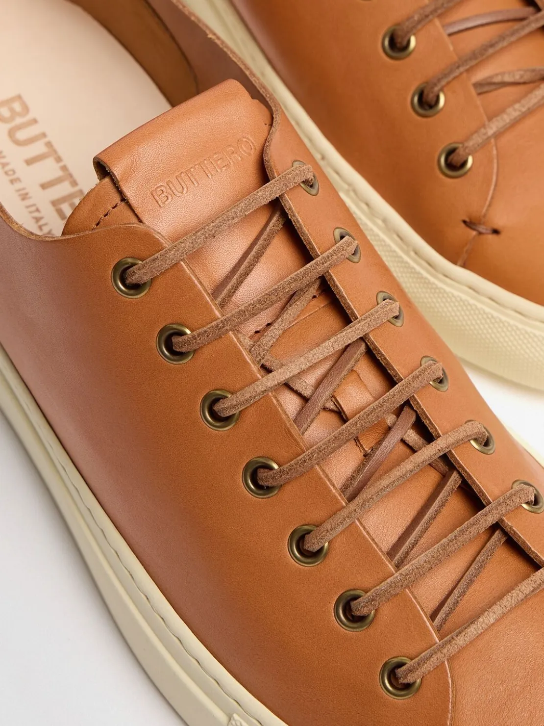 Tanino leather sneakers