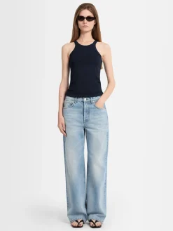 Tank top Ava in jersey di cotone stretch