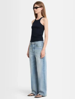 Tank top Ava in jersey di cotone stretch