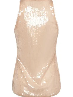 Tank top con paillettes