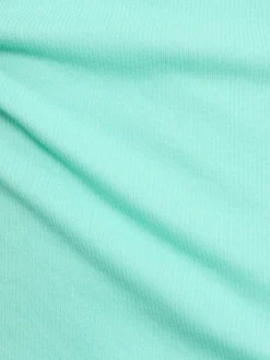Tank top in cotone organico a costine
