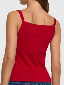 Tank top May Cami in cotone organico a costine