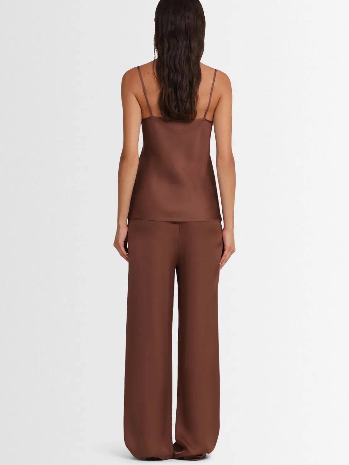 Tank top Sienna in raso di viscosa